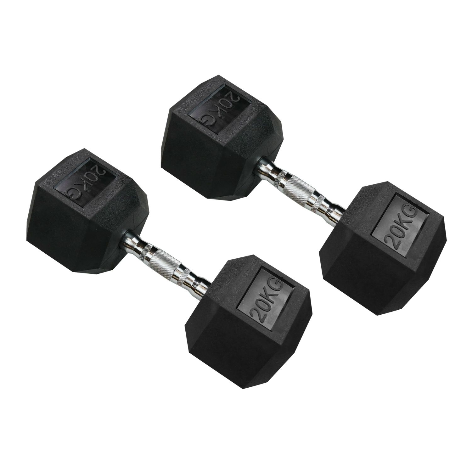 20 KG hexagonal dumbbell pair