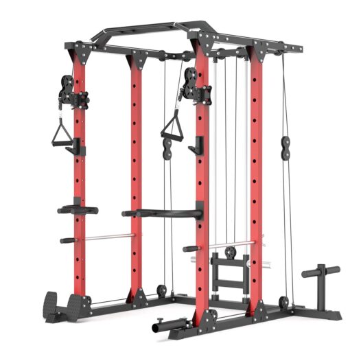 Power Rack with Cable Crossover Attachment